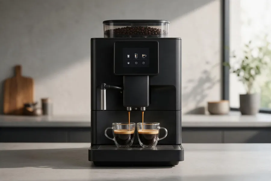 Bean to cup machine
